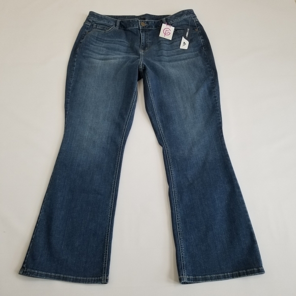 Lane Bryant Denim - LANE Bryant Bootcut Genius Fit Jeans Size 20 NWT